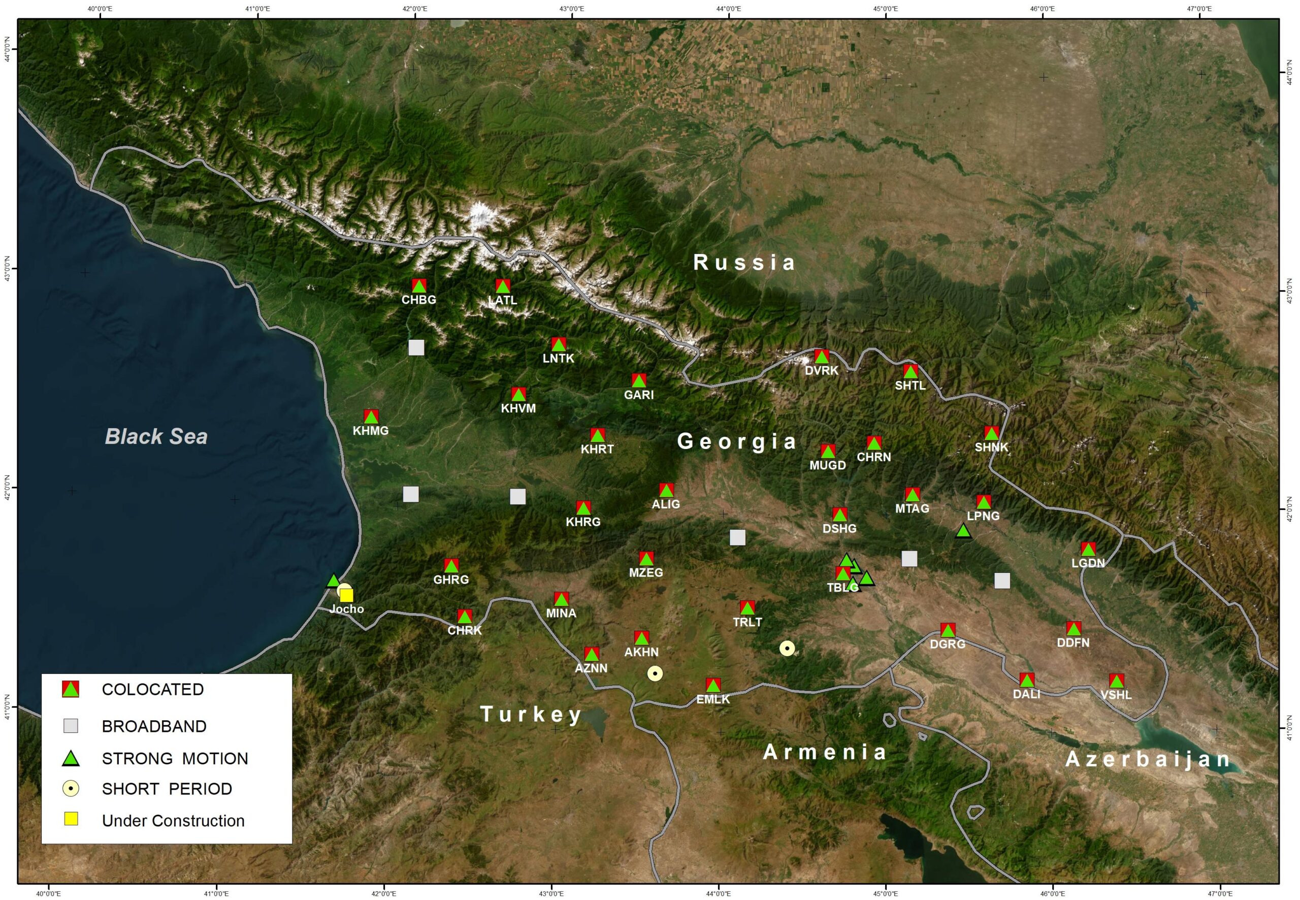 Seismic Network of Caucasus.